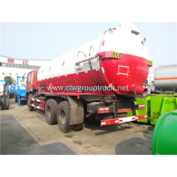 Dongfeng 6x4 suction vacuum truck for sale